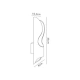 Train Wall Lamp, 1 x 8W LED, 3000K, 640lm, White/Silver Leaf, 3yrs Warranty