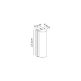 Phillips Wall Lamp Curved, 1 x E27, IP65, Anthracite, 2yrs Warranty