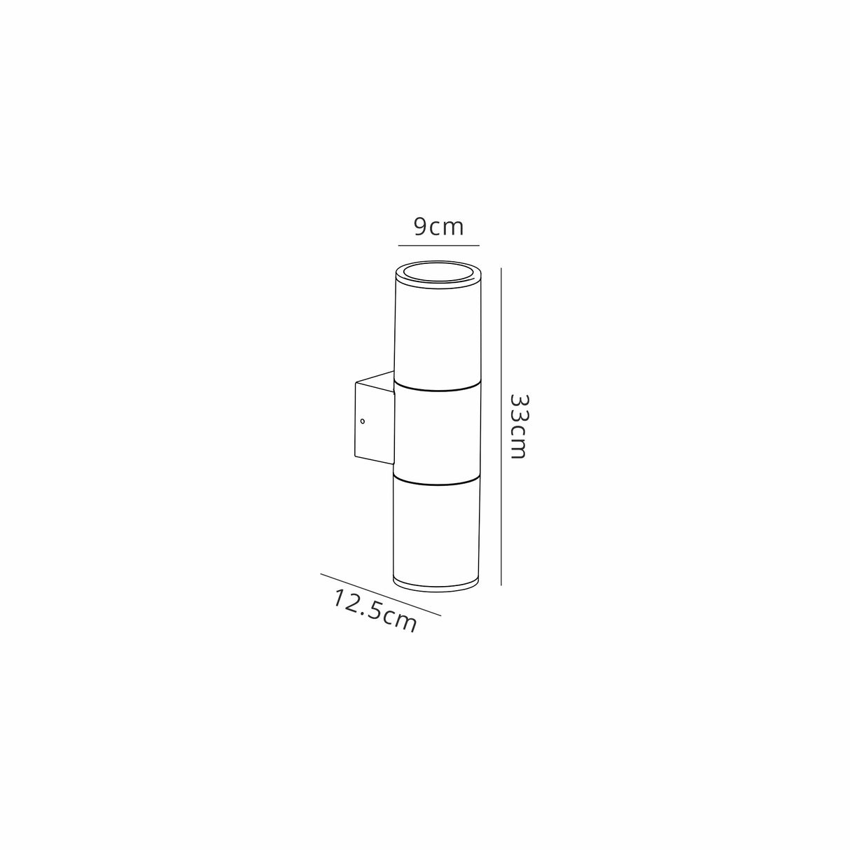 Pascoe Wall Lamp 2 x E27, IP54, Matt Brown/Opal, 2yrs Warranty