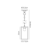 Pickering Pendant, 1 x E27, IP54, Graphite Black, 2yrs Warranty
