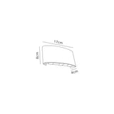 Mcgiven Up & Downward Lighting Wall Lamp, 6 x 1W LED, 3000K, 500lm, IP54, Gold/Black, 3yrs Warranty