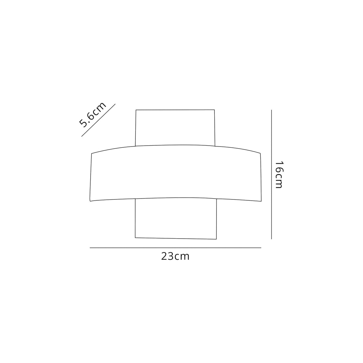 Mcginley Up & Downward Lighting Wall Lamp, 2 x 5W LED, 3000K, 850lm, IP54, Anthracite, 3yrs Warranty