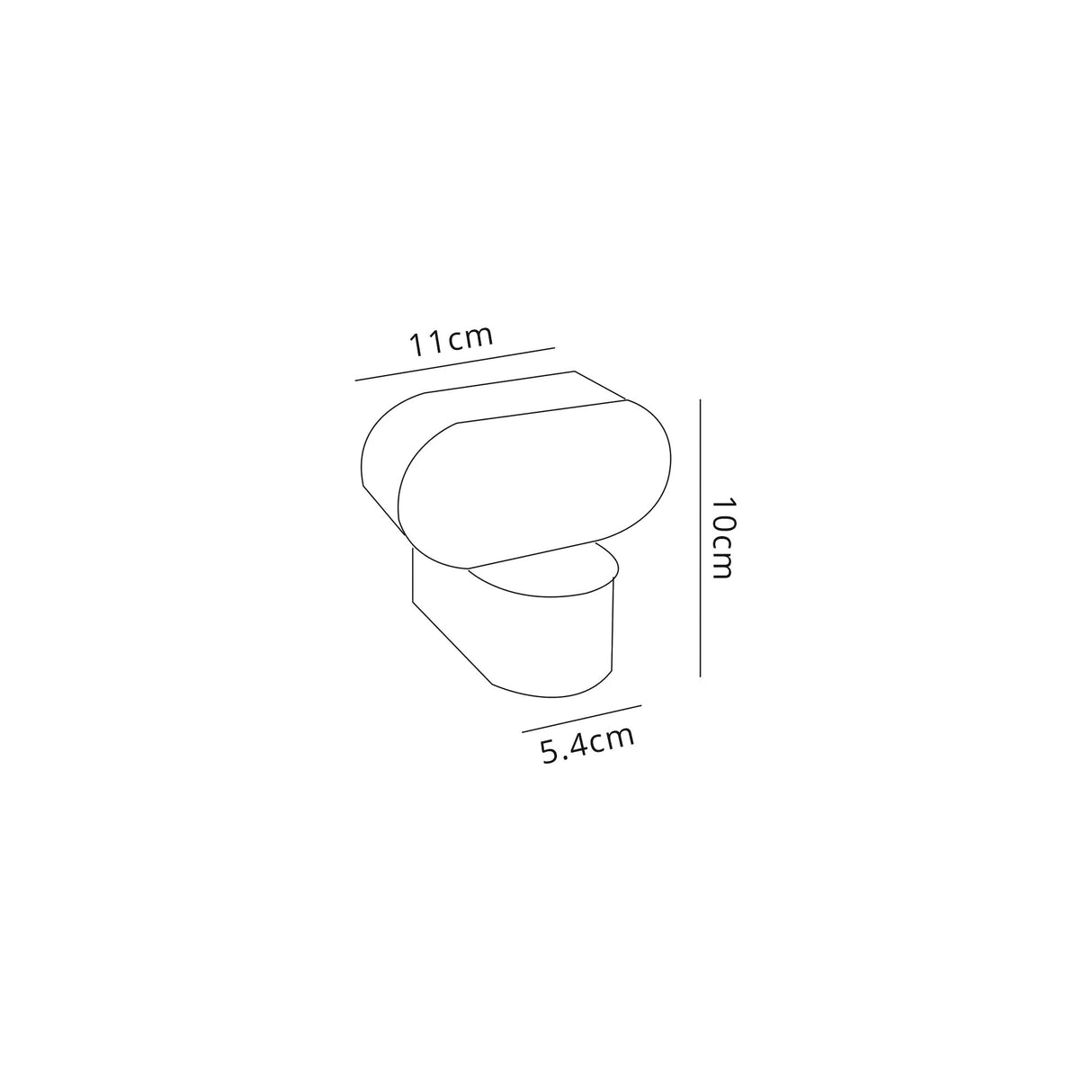 Ord 1 Light Adjustable Wall Lamp, 1 x 6W LED, 3000K, 400lm, IP54, Anthracite, 3yrs Warranty