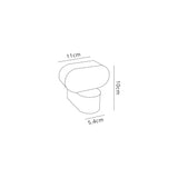 Ord 1 Light Adjustable Wall Lamp, 1 x 6W LED, 3000K, 400lm, IP54, Anthracite, 3yrs Warranty