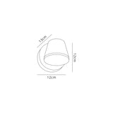 Smith Wall Lamp, 2 x 6W LED, 3000K, 590lm, IP54, Dark Brown, 3yrs Warranty