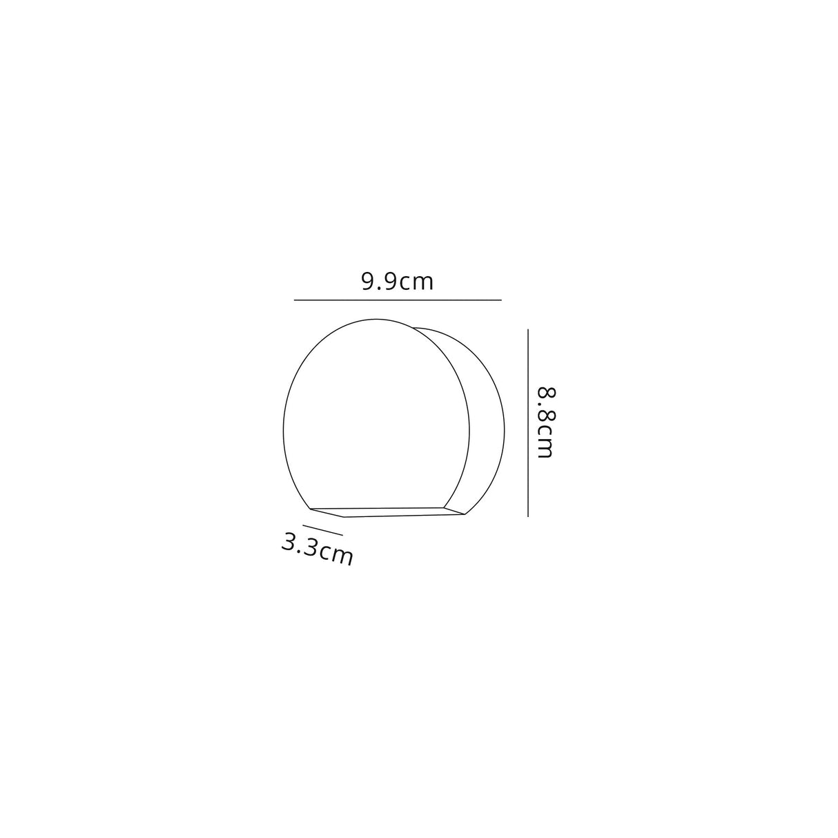 Turner Wall Lamp, 1 x 3W LED, 3000K, 270lm, IP54, Dark Brown, 3yrs Warranty