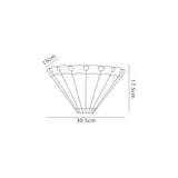 Williams Tiffany Wall Lamp, 2 x E14, Green/Cream/Crystal