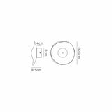 Corner Wall Light, 1 x 6W LED, 4000K, 460lm, Polished Chrome, 3yrs Warranty