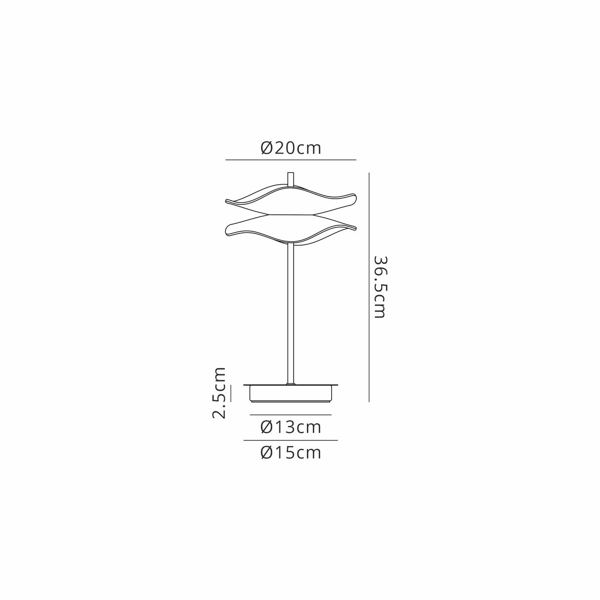 Corner Table Lamp, 1 x 6W LED, 4000K, 460lm, Polished Chrome, 3yrs Warranty
