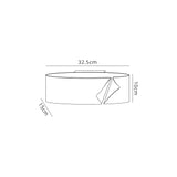 Atkins Wall Lamp, 1 x 10W LED, 3000K, 700lm, Sand White/Polished Chrome, 3yrs Warranty