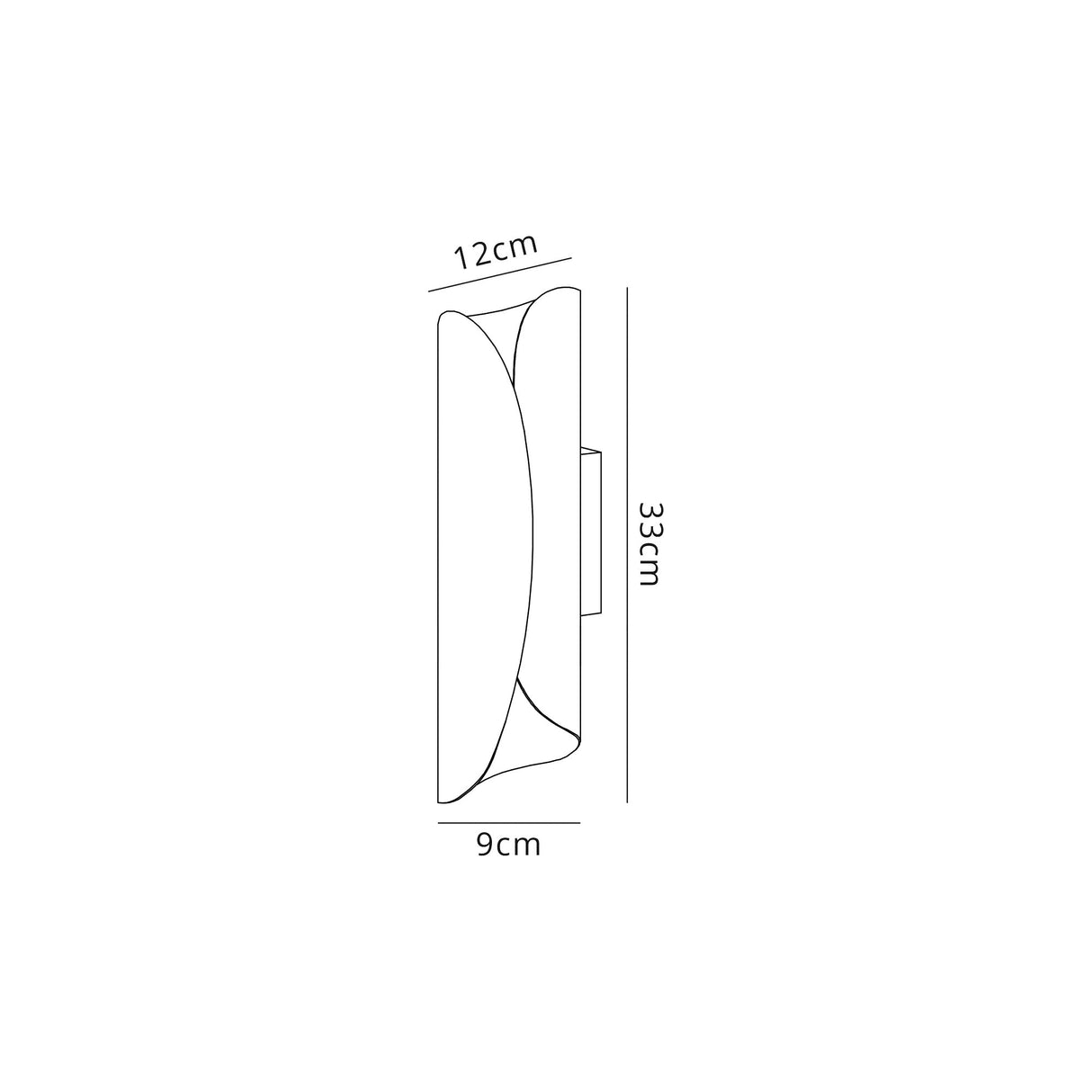Holton Wall Lamp, 1 x 7W LED, 3000K, 700lm, Sand Black/Polished Chrome, 3yrs Warranty