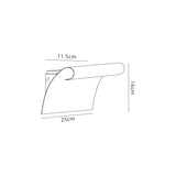 Gilbert Wall Lamp, 1 x 12W LED, 3000K, 840lm, Sand Anthracite/Polished Chrome, 3yrs Warranty