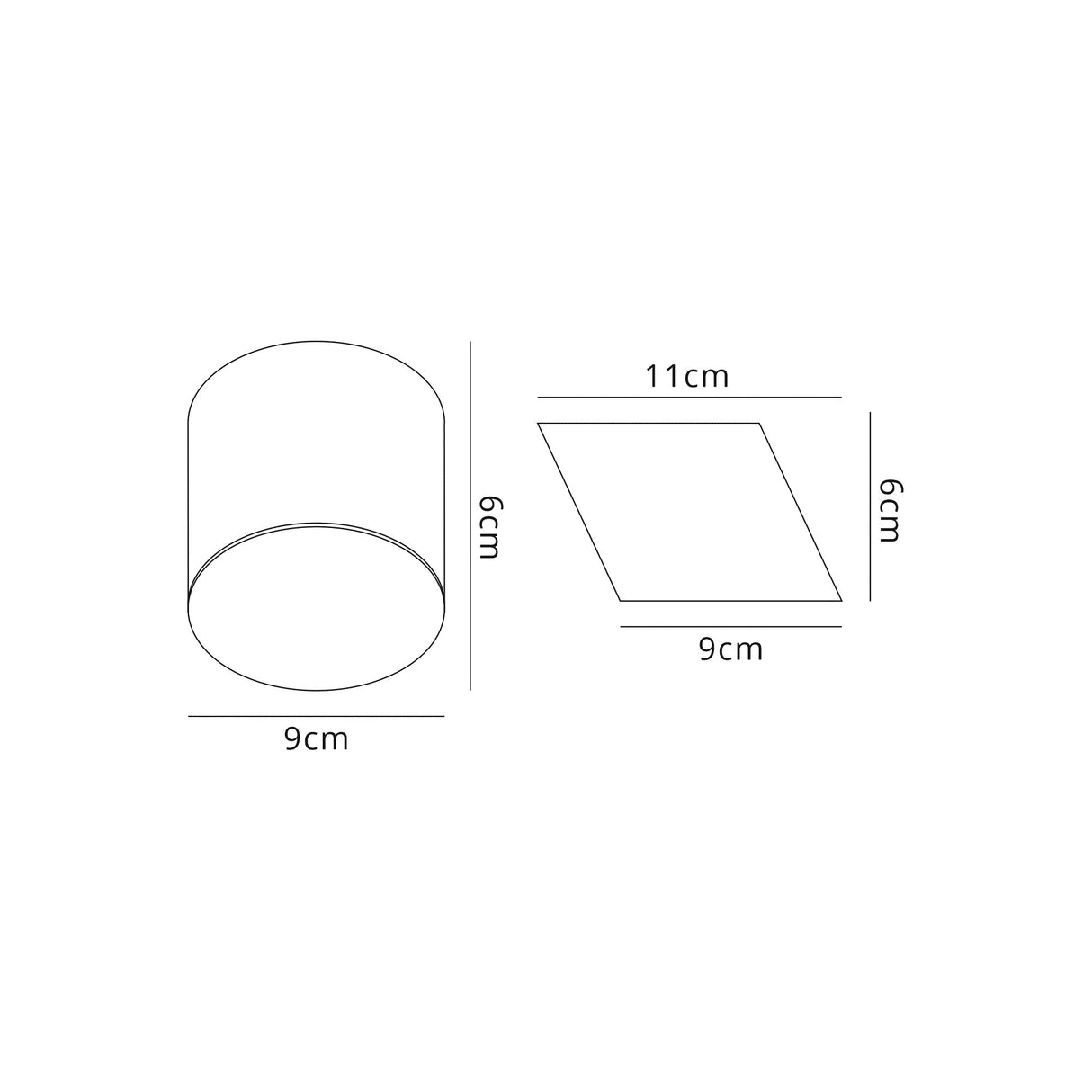 Steels Spotlight 10.5cm Round 1 x 10W LED, 3000K, 700lm, Satin Gold, 3yrs Warranty