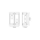 Stuckey Wall Light, 2 Light E27, Polished Chrome