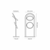 Bertshin Table Lamp, 2 Ring, 16W LED, 3200K, 880lm, Satin Black / Gold, 3yrs Warranty