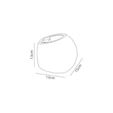 Waldron Round Ball Up & Down Wall Lamp, 1 x G9, White Paintable Gypsum