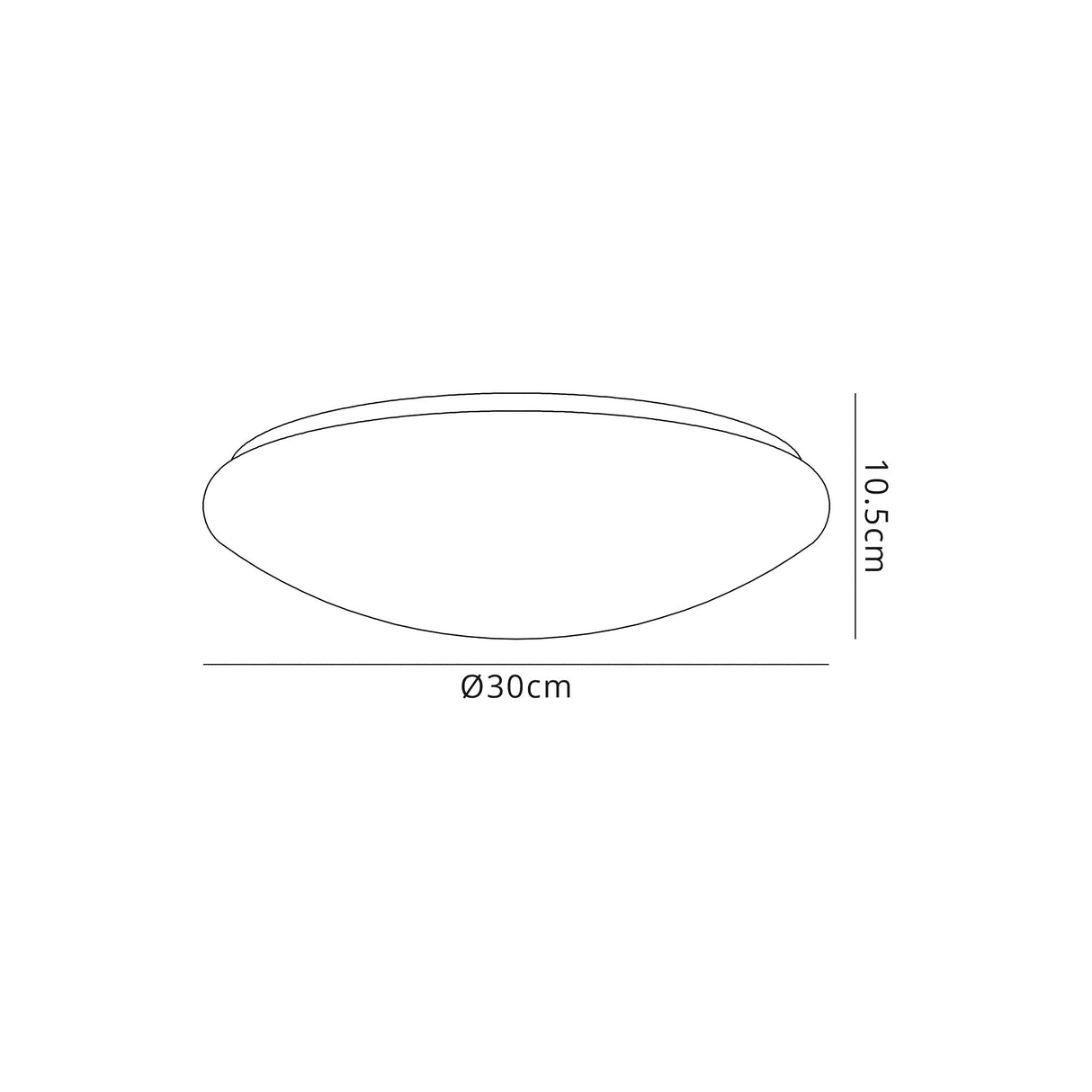 Nicholl Ceiling, 1 x 18W LED, 3000K, 872lm, IP44, White/Frosted Glass, 3yrs Warranty