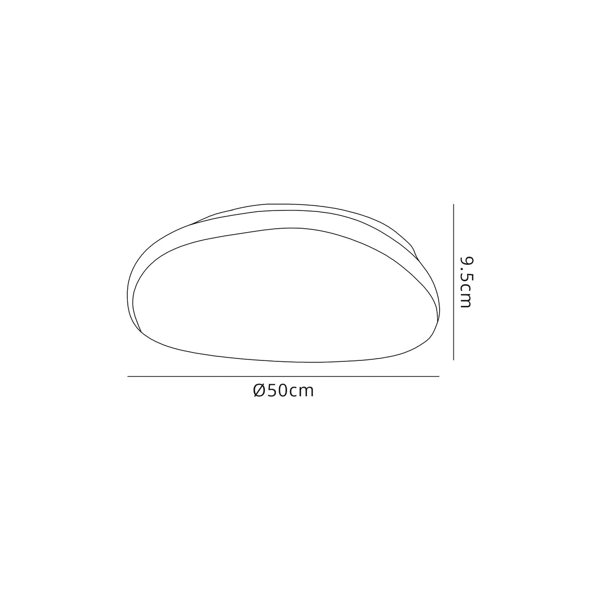 Palmer Ceiling, 1 x 24W LED, 4000K, 1614lm, IP44, White Acrylic, 3yrs Warranty