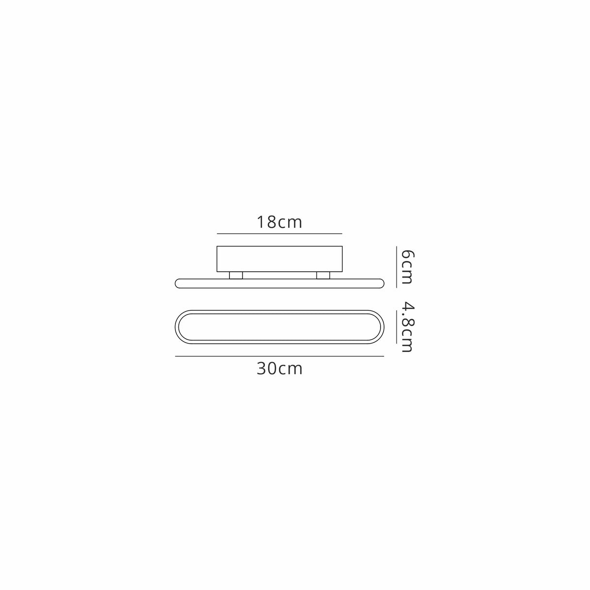Lowrey Wall Lamp, 1 x 12W LED, 4000K, 568lm, Sand White, 3yrs Warranty