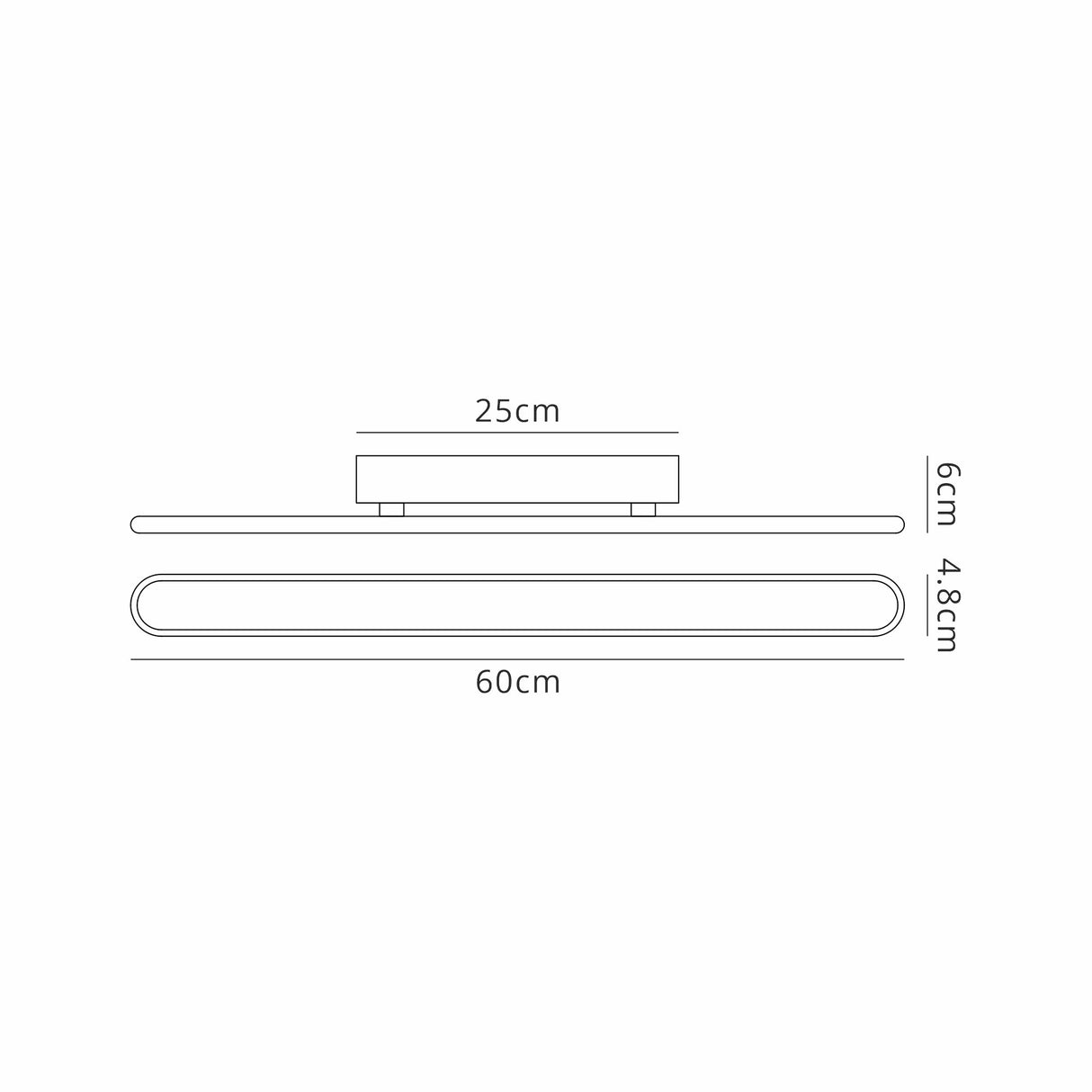Lowrey Wall Lamp, 1 x 24W LED, 4000K, 1000lm, Satin Black, 3yrs Warranty