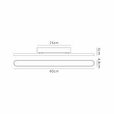 Lowrey Wall Lamp, 1 x 24W LED, 4000K, 1000lm, Satin Black, 3yrs Warranty