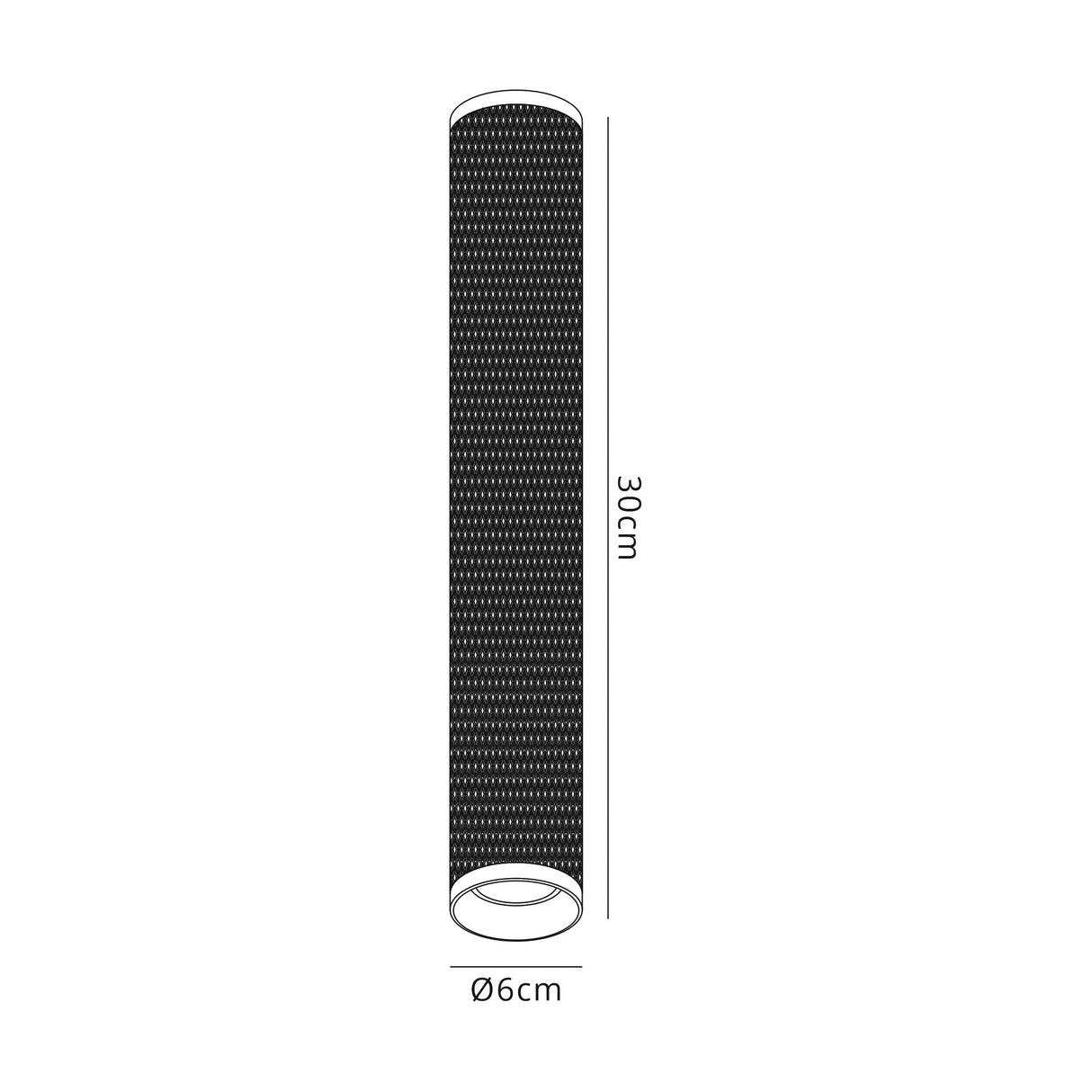 Tueart 30cm Surface Mounted Ceiling Light, 1 x GU10, Sand White