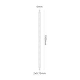 Robson 1m Black Braided 2 Core 0.75mm Cable VDE Approved (qty ordered will be supplied as one continuous length)