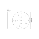 Robson 9 Hole Canopy Kit, White