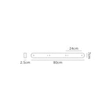 Robson 4 Hole 800mm White Canopy Kit