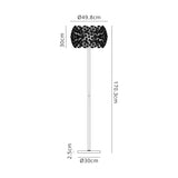 Byrne Floor Lamp 8 Light G9 French Gold/Crystal