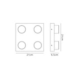 Coady 4 Light Fixed Ceiling, 4 x 5W LED, 4000K, 1700lm, IP44, Sand Black, 3yrs Warranty