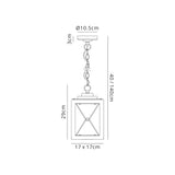 Doyle Pendant, 1 x E27, Wood Effect & Black/Clear Glass, IP54, 2yrs Warranty