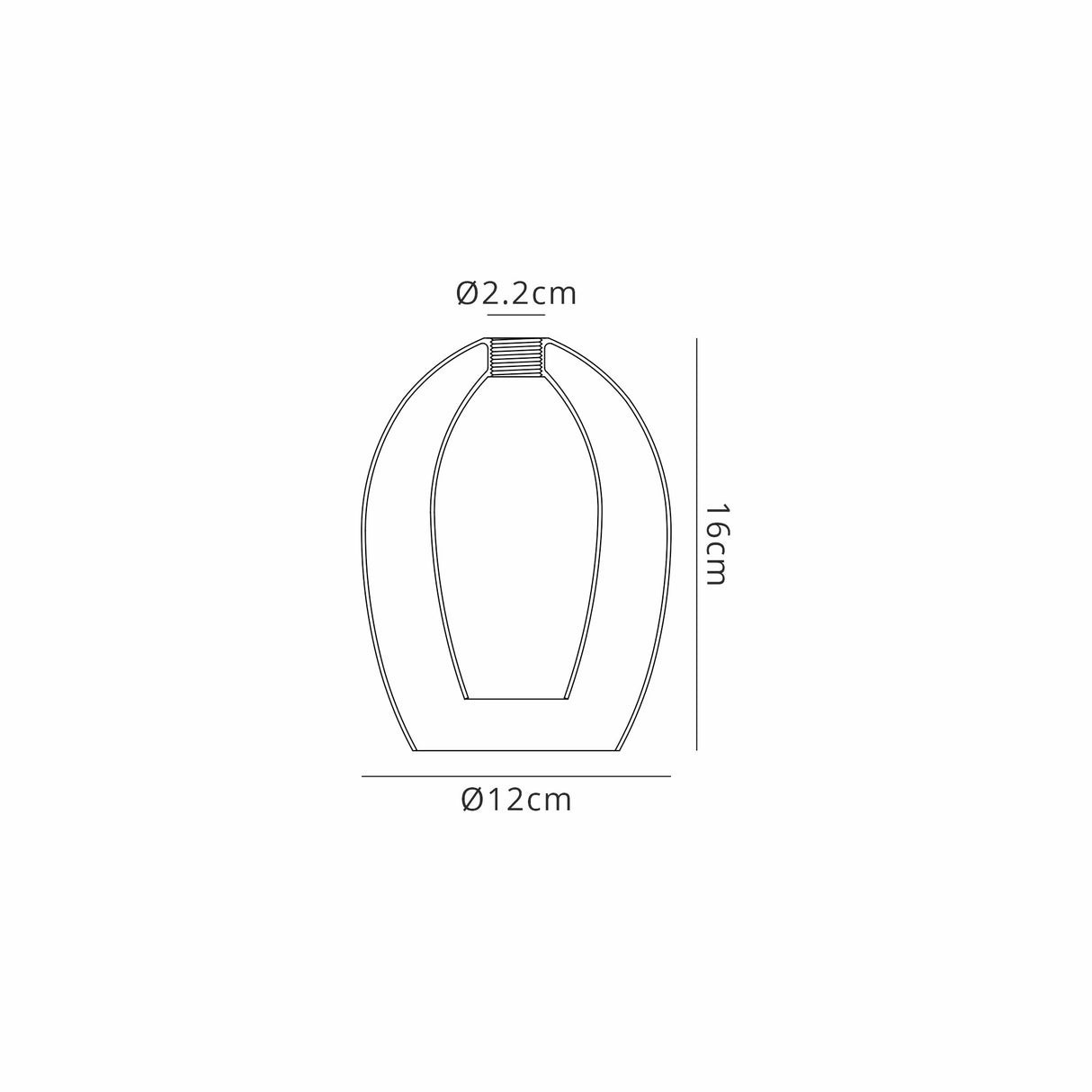 Lathen 120x160mm Wine Glass (D) Iridescent With Inner Frosted Glass Shade