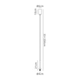 Lathen French Gold 1 Light G9 Universal 2m Single Pendant, Suitable For A Vast Selection Of Glass Shades
