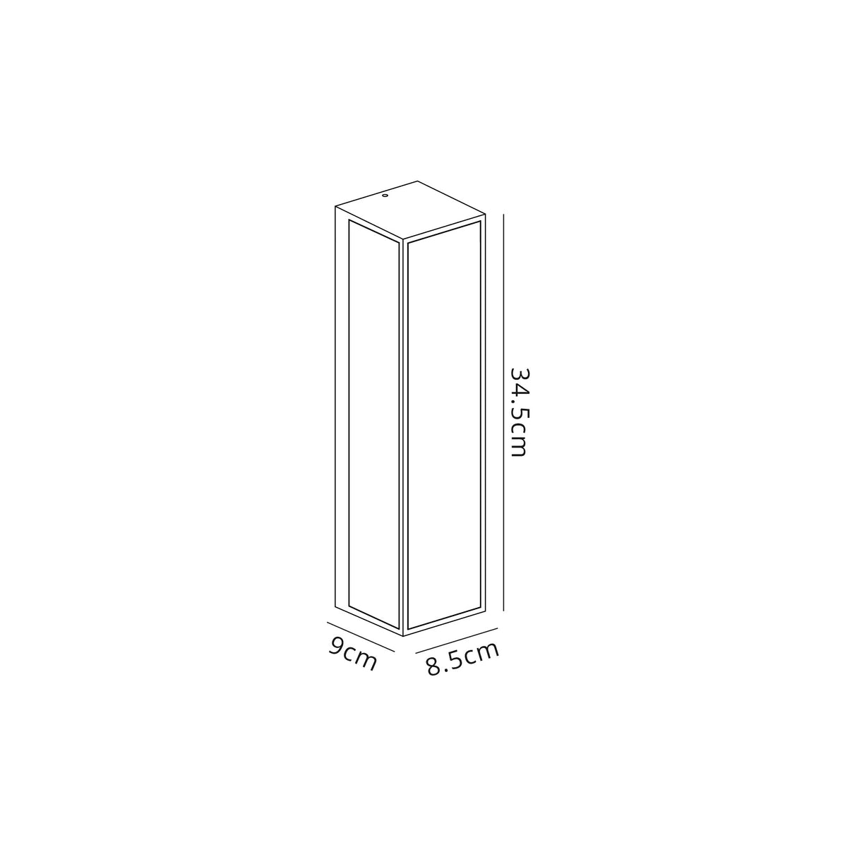 Ord Flush Wall Lamp, 2 x E27, IP65, Anthracite, 2yrs Warranty