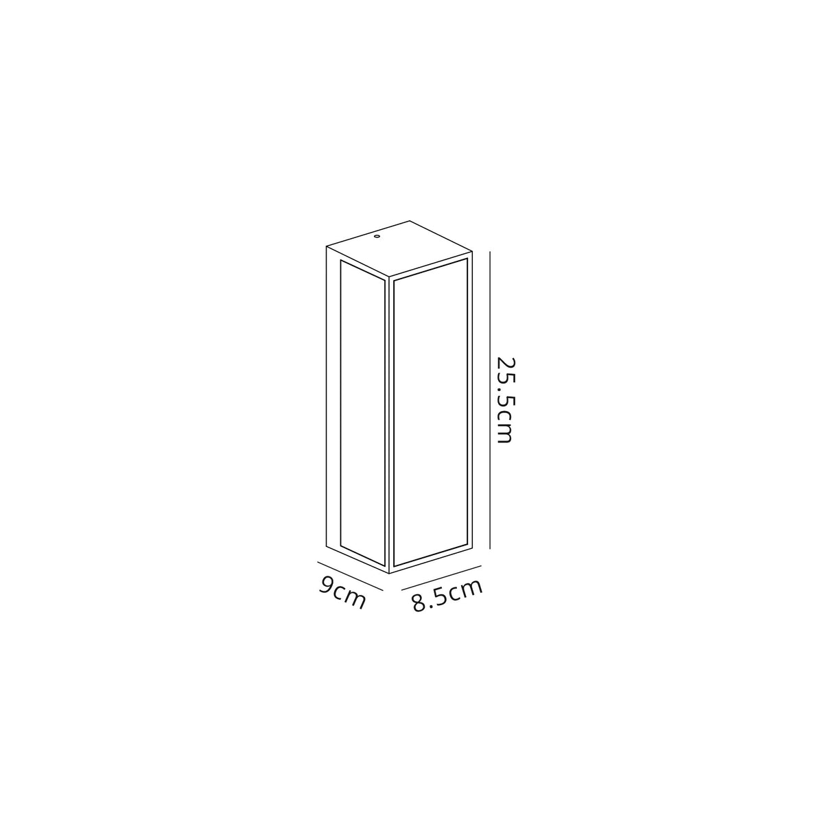 Ord Flush Wall Lamp, 1 x E27, IP65, Anthracite, 2yrs Warranty