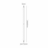 Robson 25m Roll Clear 2 Core 0.75mm Cable VDE Approved