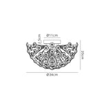 Byrne Wall / Ceiling 4 Light G9 French Gold / Crystal