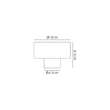 Berry Surface Kit, 1 x E27, White Marble