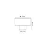 Berry Surface Kit, 1 x E27, Terrazzo Marble / Black