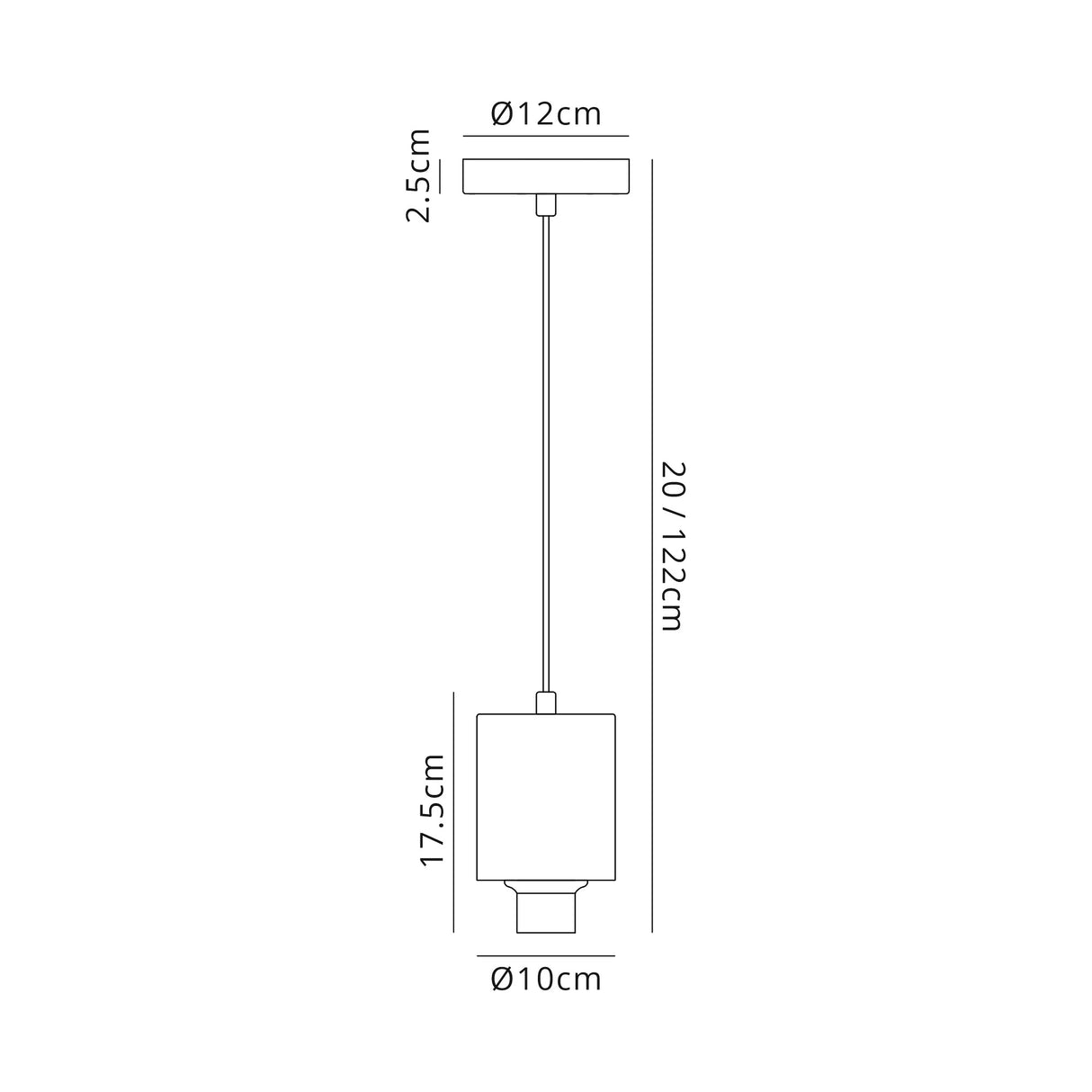 Rowell Pendant (FRAME ONLY), 1 x E27, Satin Nickel/Clear Twisted Cable