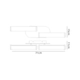 Wallace Ceiling Lamp, 2 x 9W LED, 4000K, 1153lm, IP44, Sand Black, 3yrs Warranty