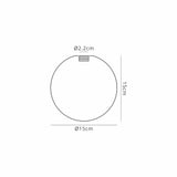 Lathen 150mm Round (J) Iridescent Globe Glass Shade