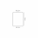 Lathen 120x150mm Medium Cylinder (A) Gold Glass Shade