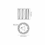 Swindlehirs 10.8cm Non-Electric Chrome / Clear Crystal Shade (A),