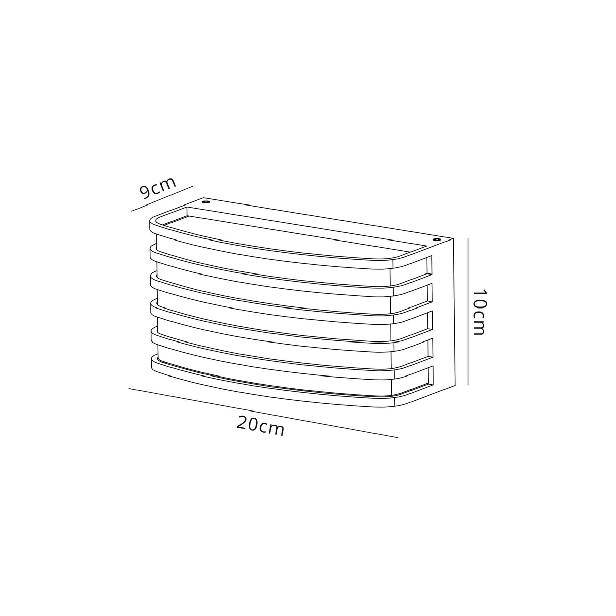 Machin Wall Lamp, 1 x E27, IP54, Anthracite/Opal PC Shade, 2yrs Warranty