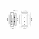 Coton Wall Lamp 1 Light E14, Black / Gold