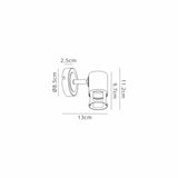 Swinburn 1 Light Spotlight GU10, Graphite / Polished Chrome