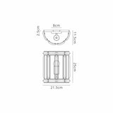 Ellison Wall Light, 1 Light E14, Polished Nickel