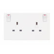 13 Amp Converter Socket – Converts 1 Gang to 2 Gang Switched - LGBULKCON